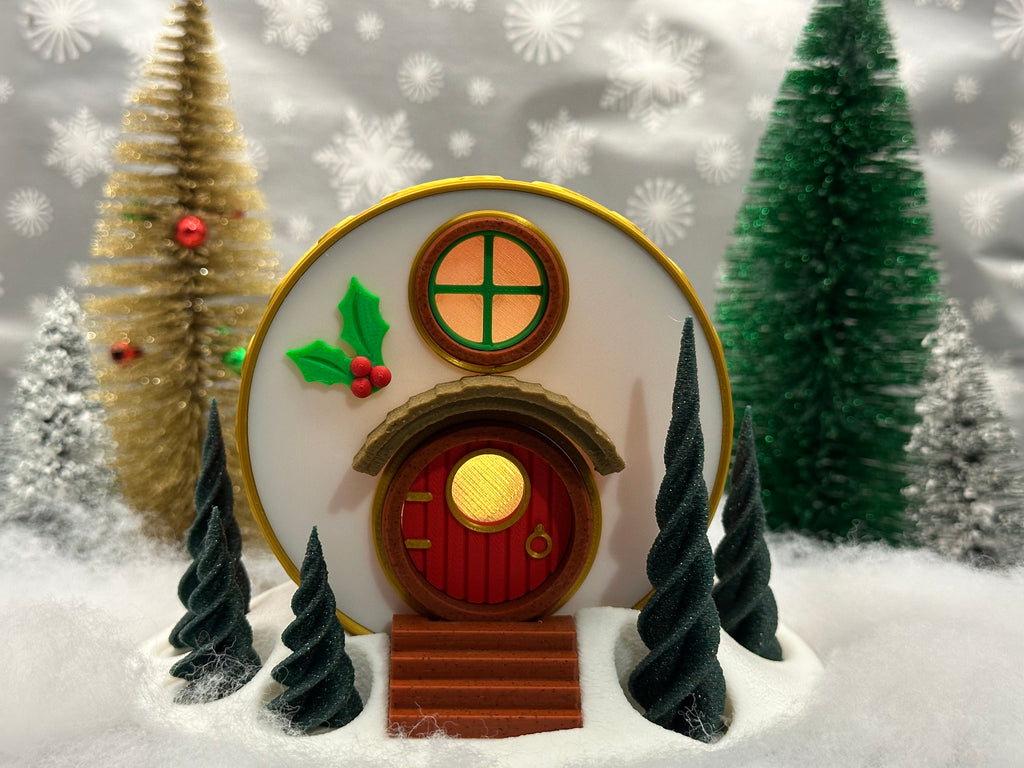 Drum tea light house