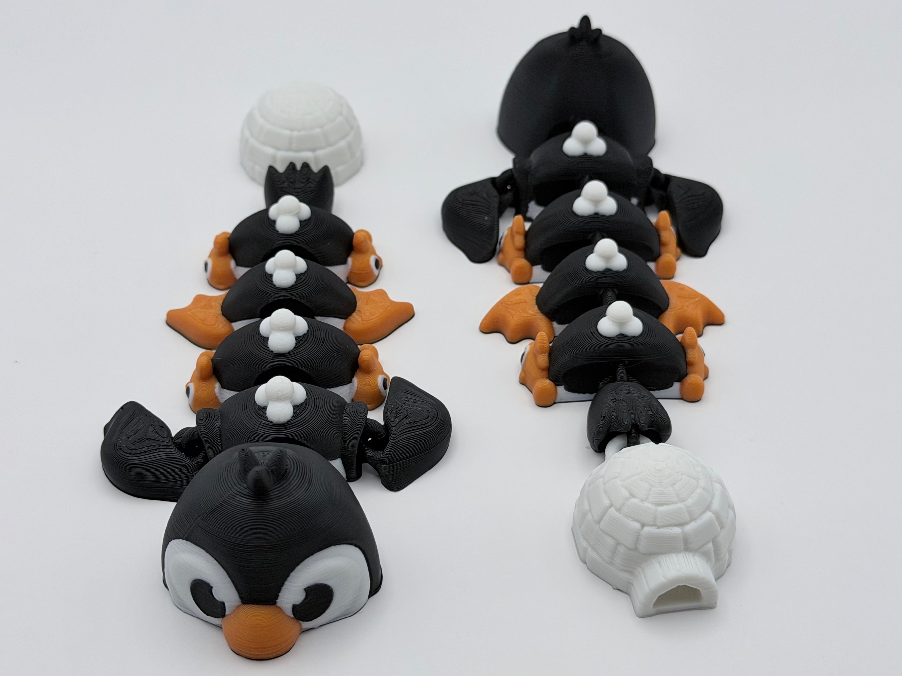 Arctic Flexi Penguin With Igloo