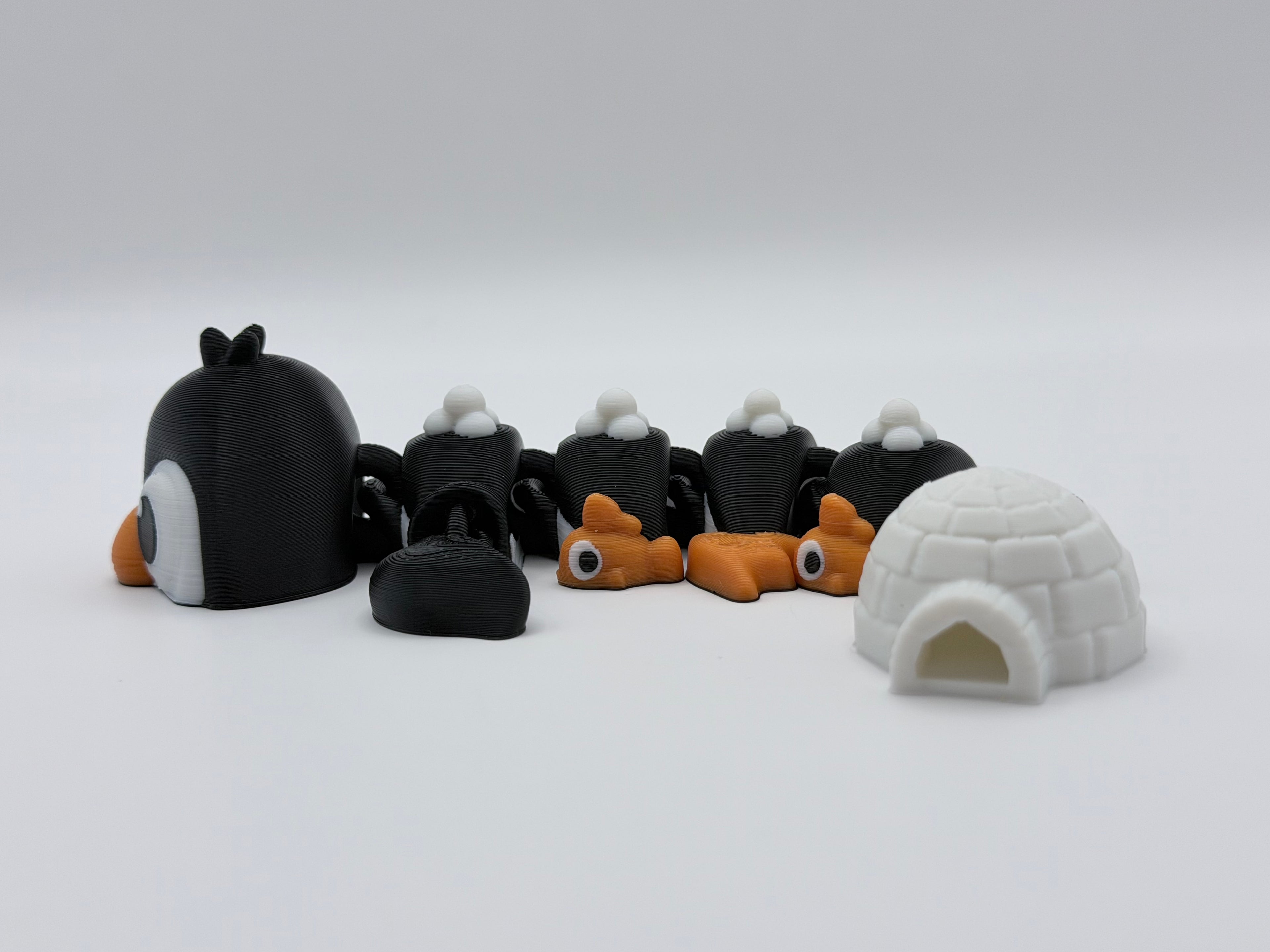 Arctic Flexi Penguin With Igloo