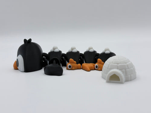Arctic Flexi Penguin With Igloo