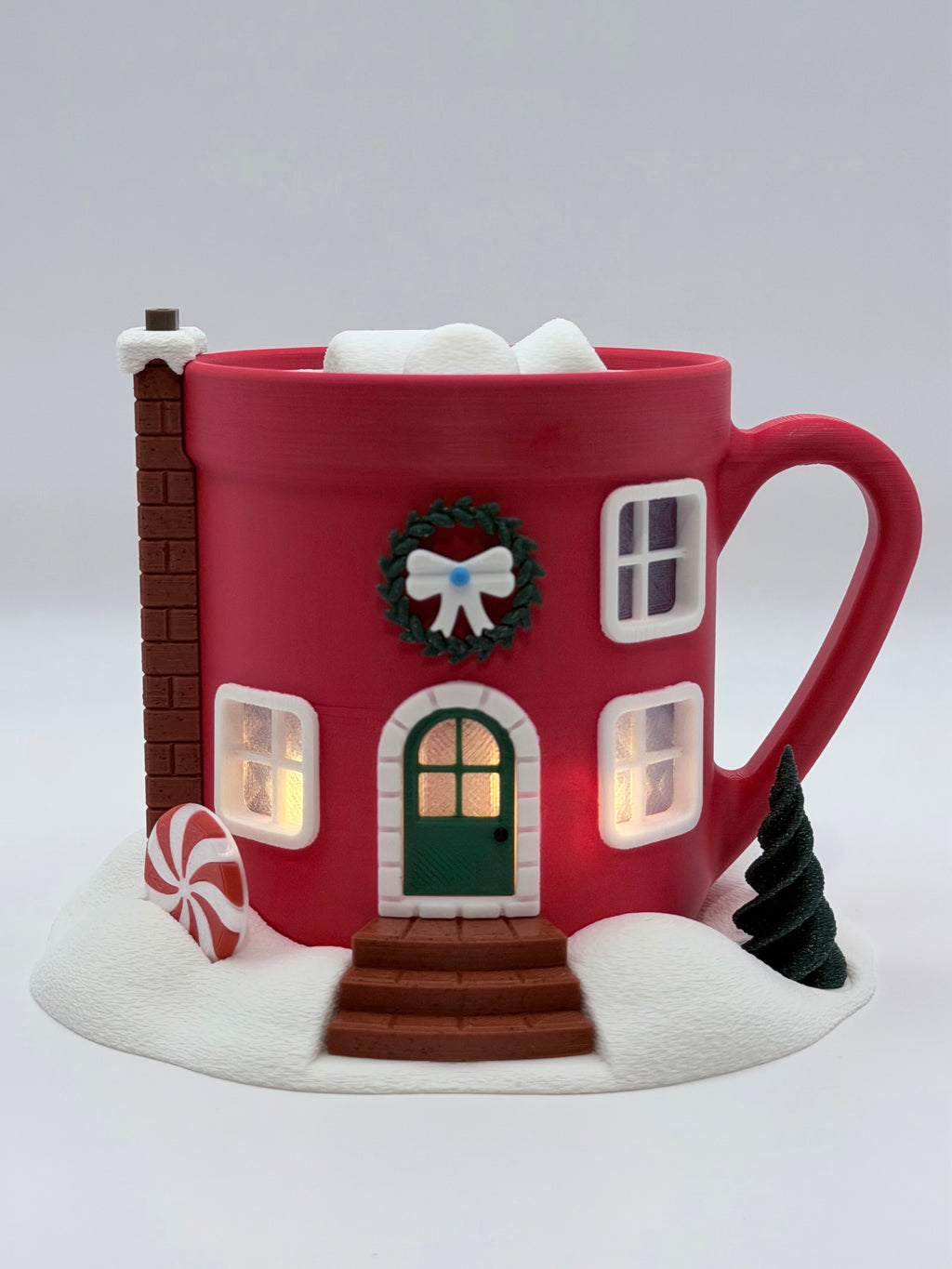 3D Printed Hot Cocoa Mug House