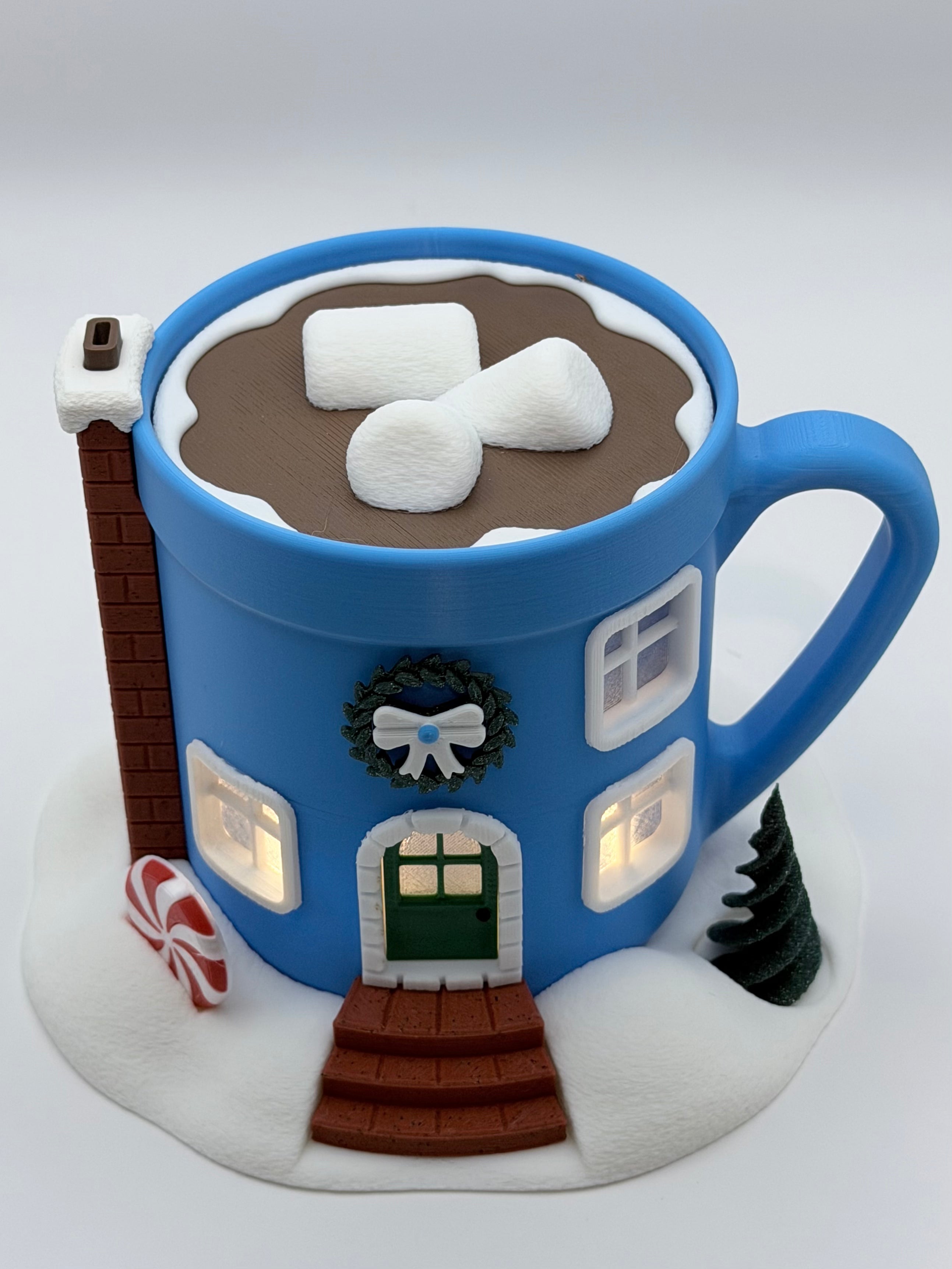 3D Printed Hot Cocoa Mug House