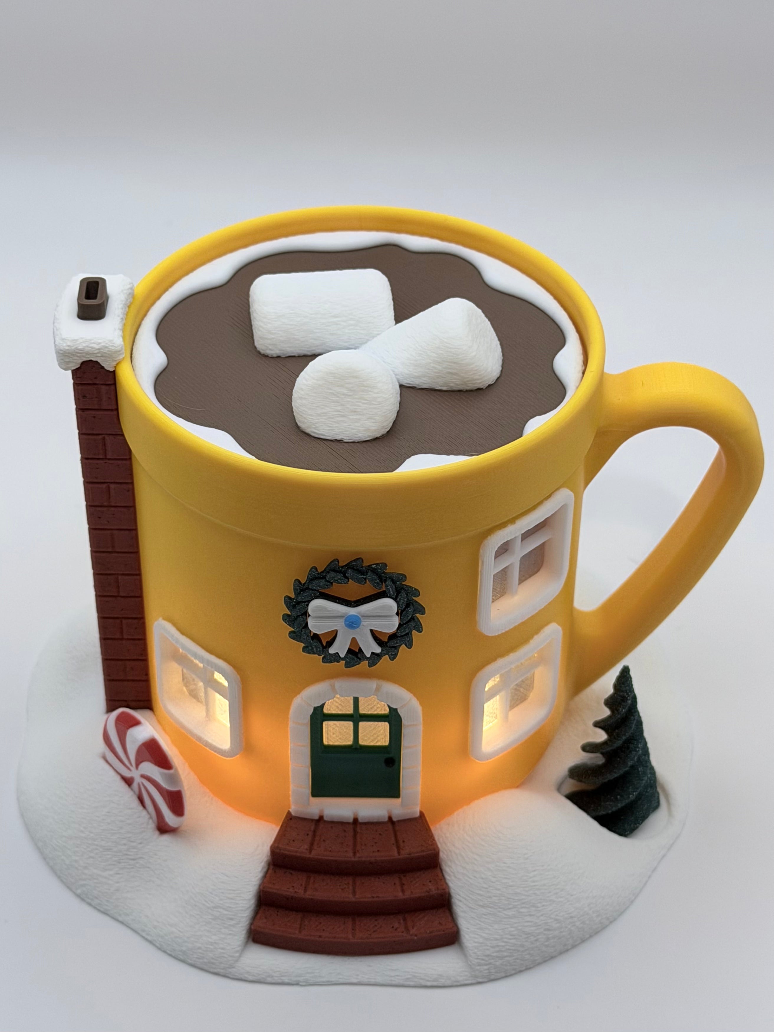 3D Printed Hot Cocoa Mug House