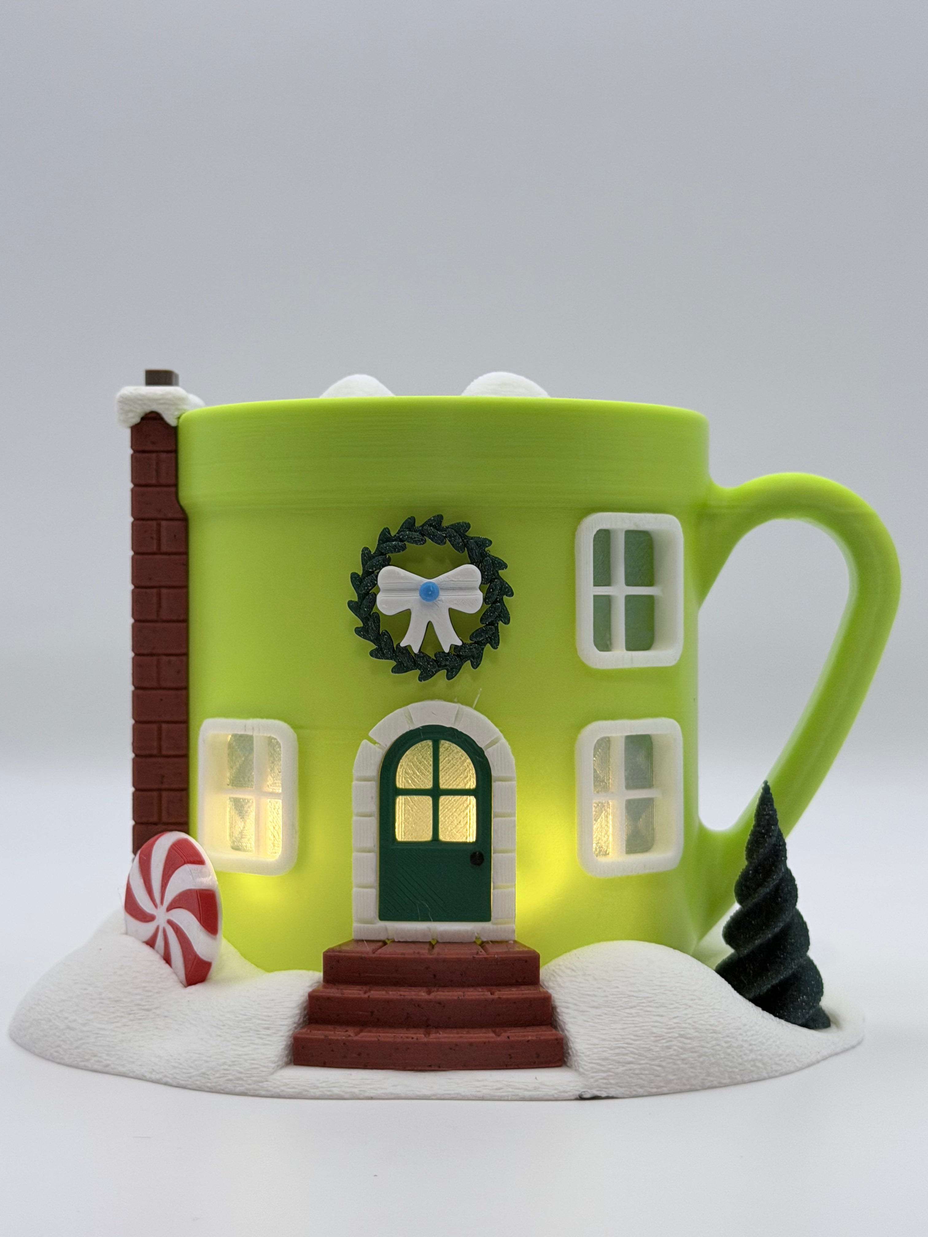 3D Printed Hot Cocoa Mug House